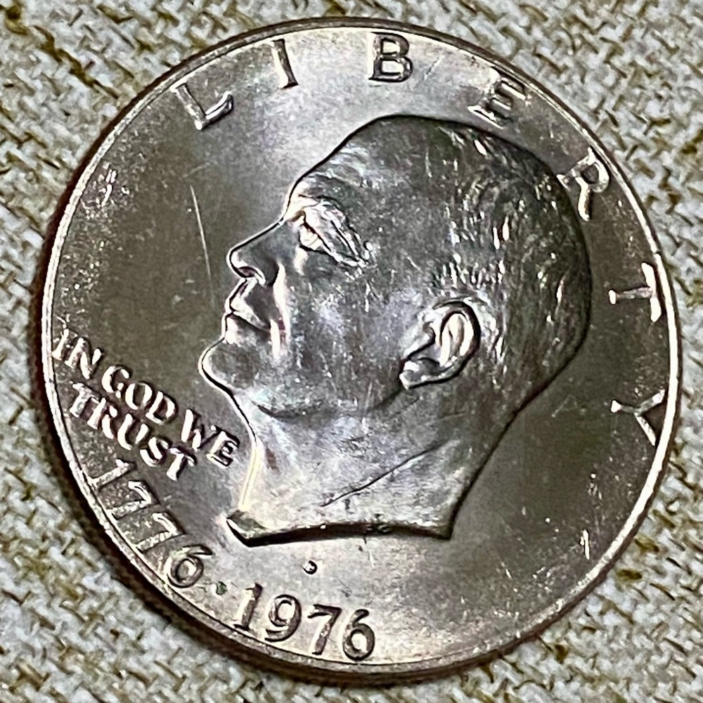 Silver Commemorative Coin 1776- 1976 D